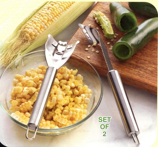 #3769 Corn Zipper & Pepper Corer Set of 2 