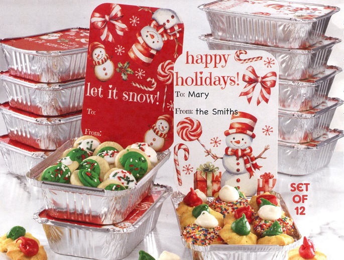 #3797 Gift Pans with Writeable Lids Set of 12